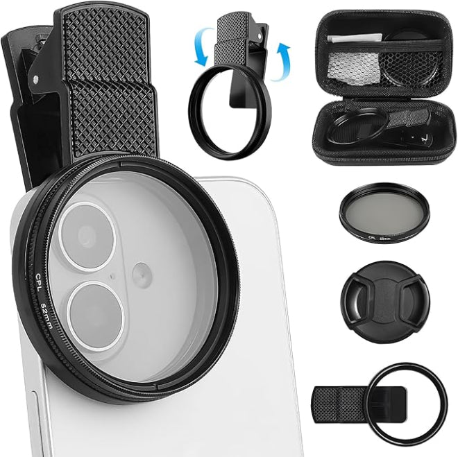 Anti-Glare Mobile Phone CPL Lens – Clear Photos & Reduced Reflections