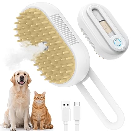 SteamBrush™ – Instant Grooming & Detangling Spray Brush