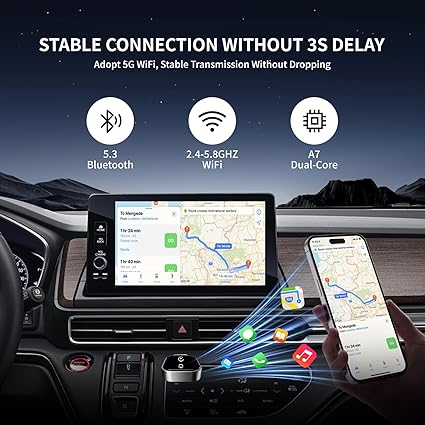 MirrorDrive™ – Wireless Car Screen Mirroring for iOS & Android