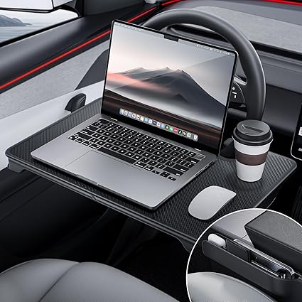 DriveTable™ – Foldable Car Food Tray & Work Desk