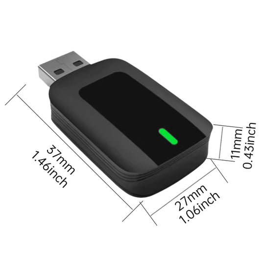 Wireless CarPlay & Android Auto Adapter – Plug & Play USB