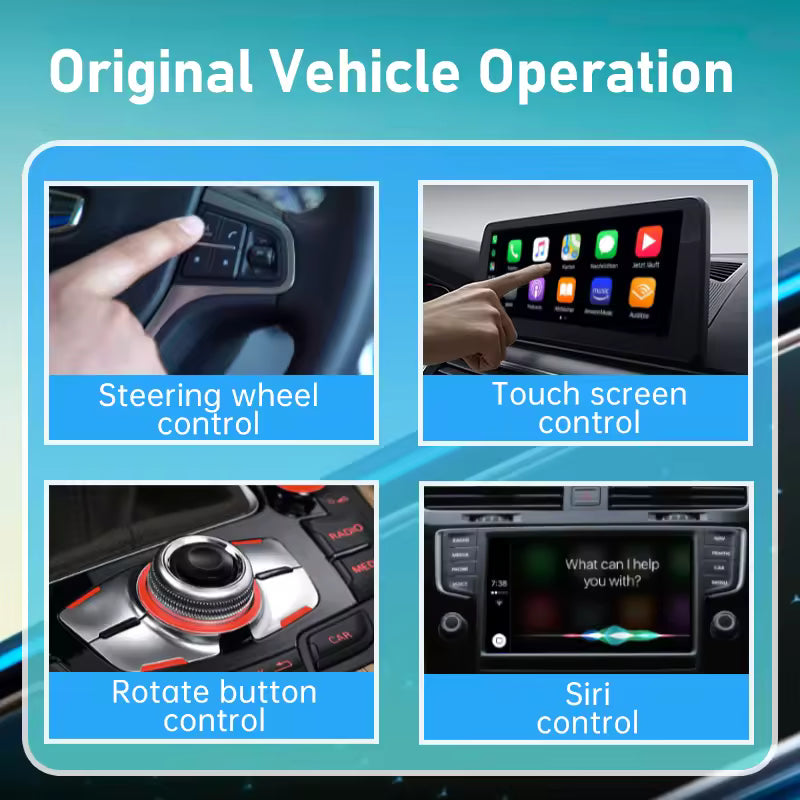 Wireless CarPlay & Android Auto Adapter – Plug & Play USB