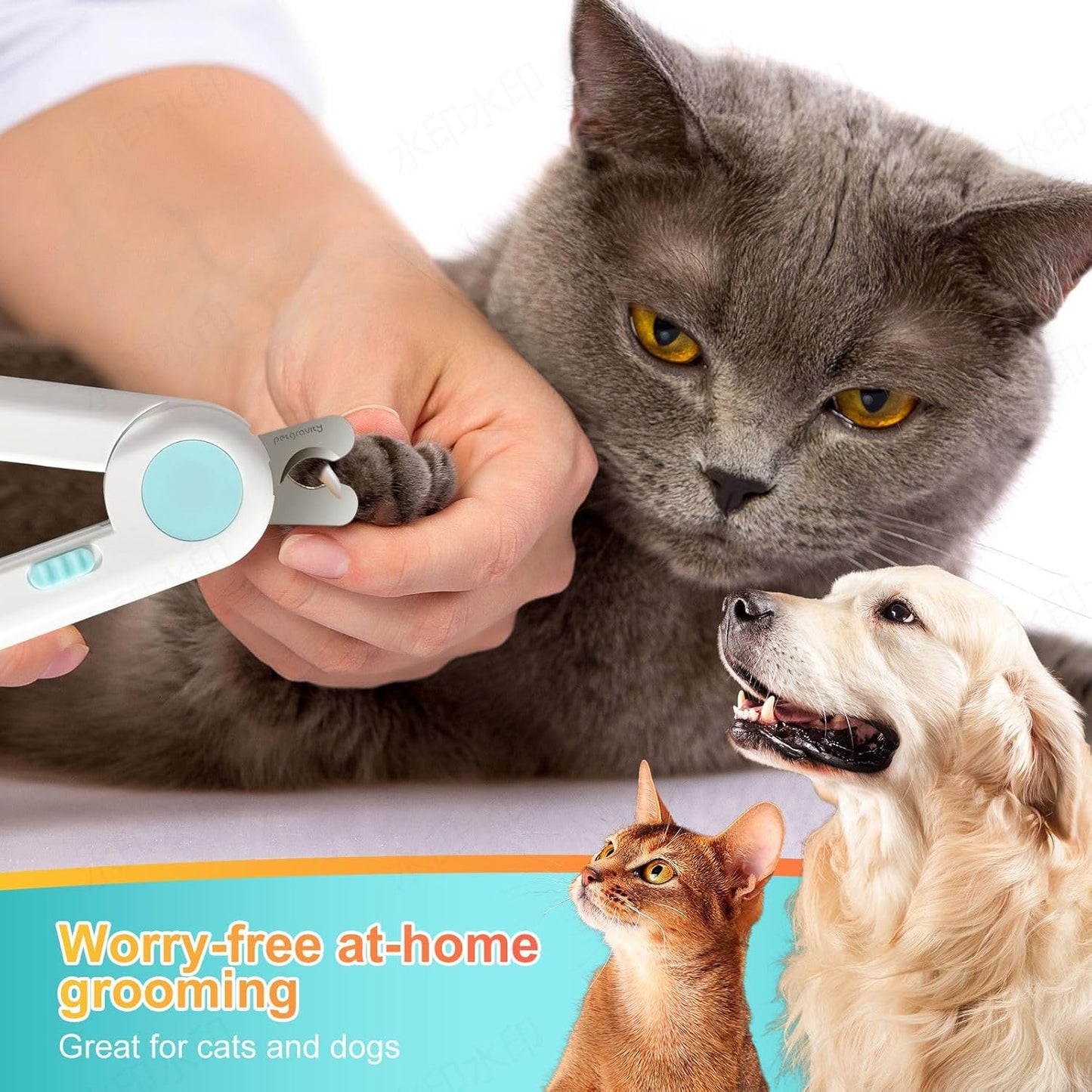 LED Pet Nail Clipper – Safe & Precise Trimming