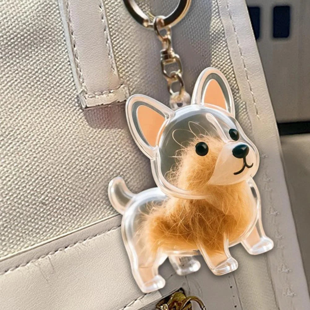 Pet Hair Keepsake Keychain – Fur Memory Accessory